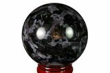 Polished, Indigo Gabbro Sphere - Madagascar #163303-1